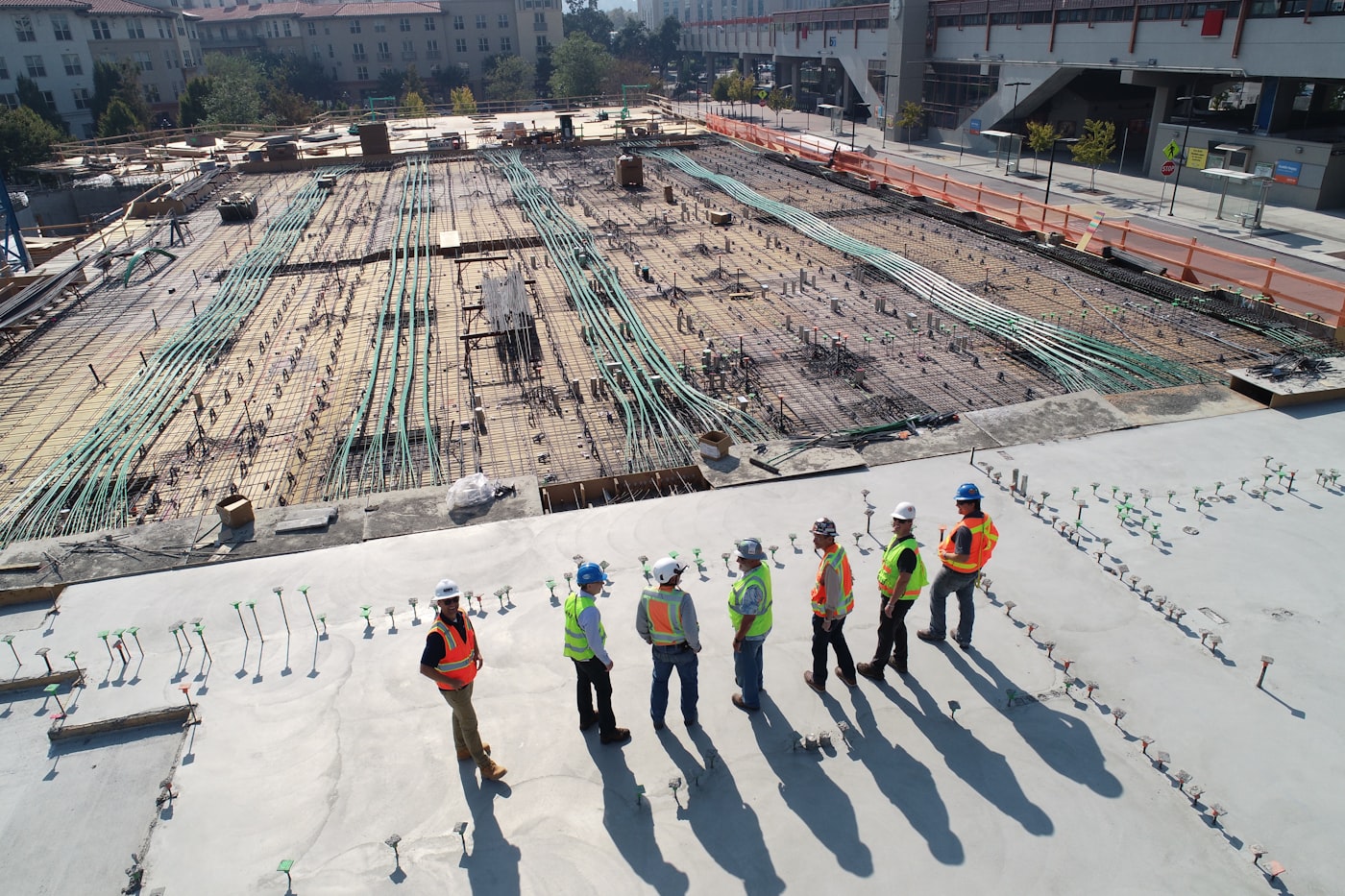 Obra de construção civil executada pela Jasmim Faria